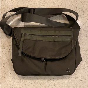 Brand New LuluLemon Army Green Cross Body